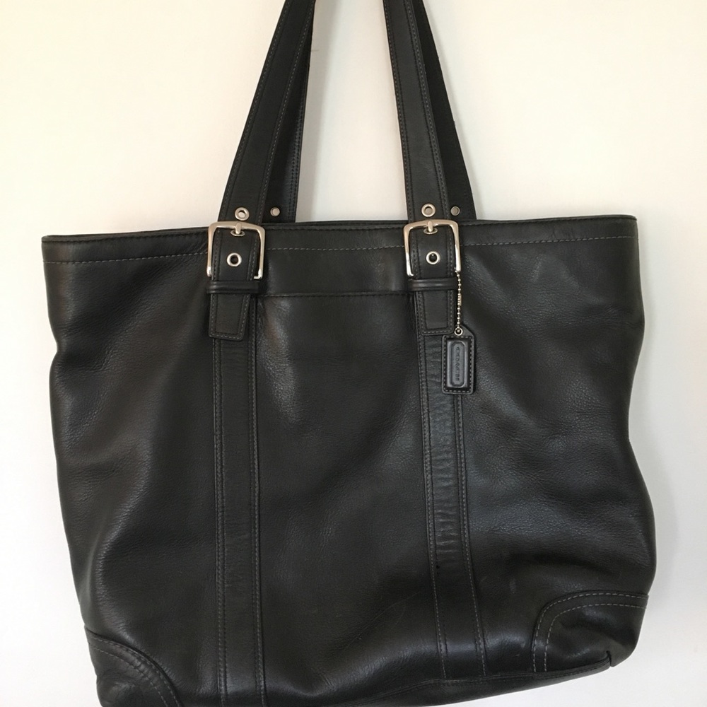 Coach leather tote